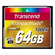 Карта памяти CF Transcend 64GB 1000x (TS64GCF1000)